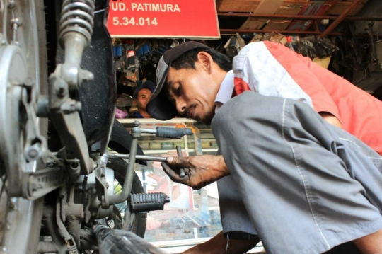Servis naik, bengkel motor di Malang laris manis menjelang Lebaran