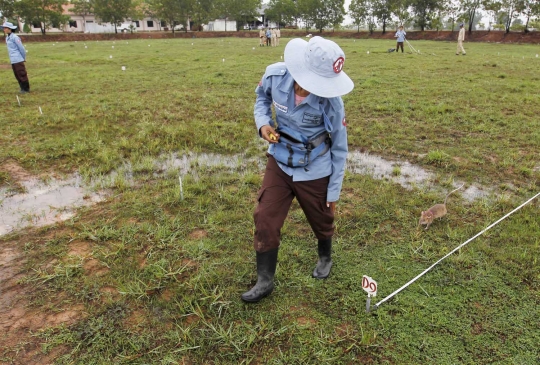 Mengintip pelatihan tikus pemburu ranjau di Kamboja