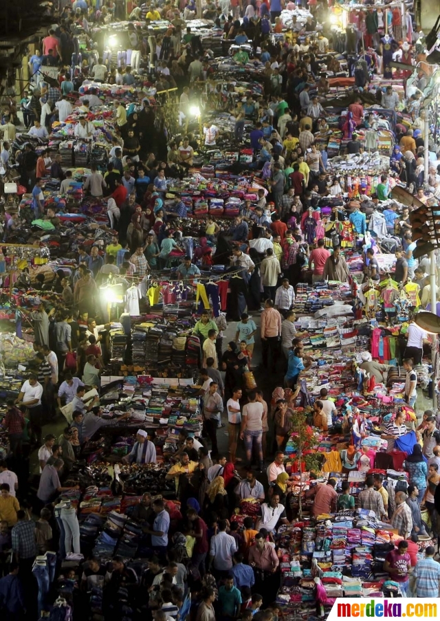 Foto : Melihat keramaian 'Pasar Tanah Abang' di Mesir 