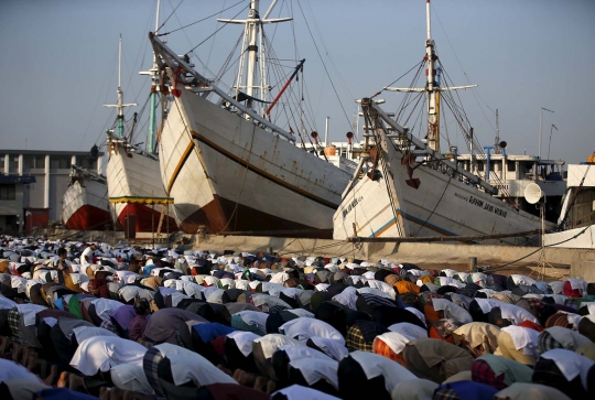 Gema takbir Idul Fitri berkumandang di belahan dunia