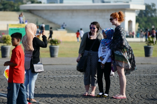 Libur Lebaran, Monas diserbu pengunjung