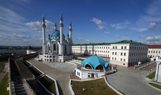 Indahnya Masjid Kul Sharif di Kazan, kebanggaan muslim Rusia