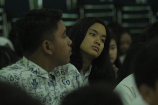 Suasana hari pertama sekolah di Tahun Ajaran 2015-2016