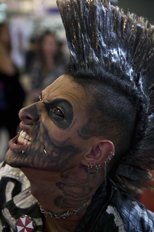 Deretan penggila tato sangar meriahkan Sao Paulo Tattoo Festival