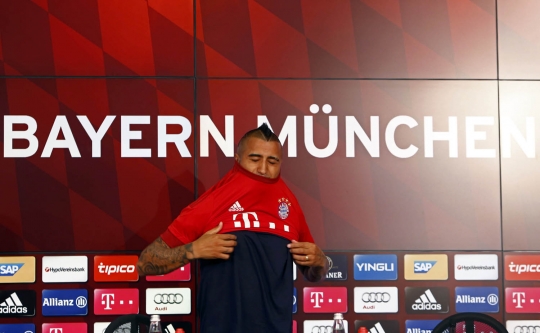 Semringah Arturo Vidal resmi berkostum Bayern Munich