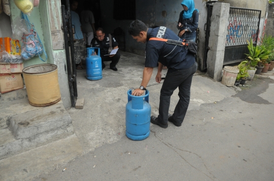 Polisi selidiki temuan dua tabung gas 12 kg yang berisi air