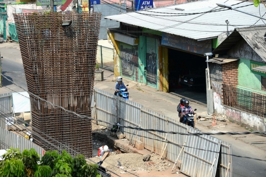 Proyek jalan layang Transjakarta masuki tahap pembuatan rangka pilar