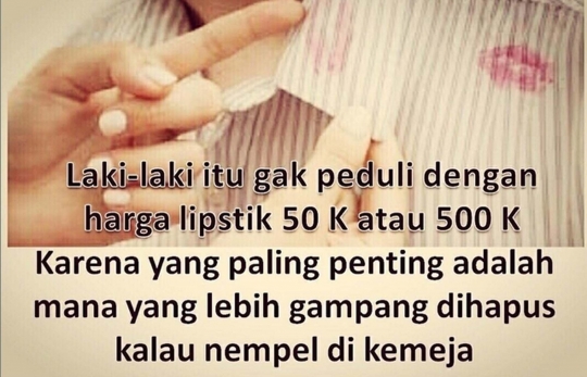 Meme lipstik 500k vs 50k ini bikin ngakak terguling-guling