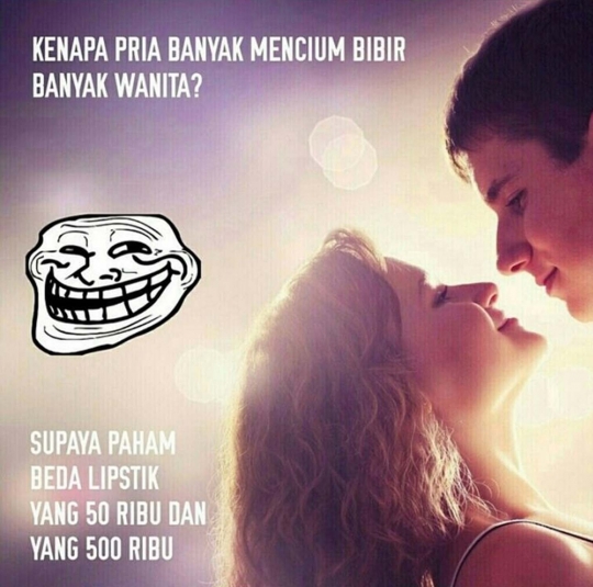 Meme lipstik 500k vs 50k ini bikin ngakak terguling-guling