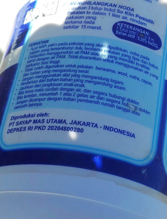 Ada botol So Klin Pemutih di lokasi penemuan puing diduga MH370