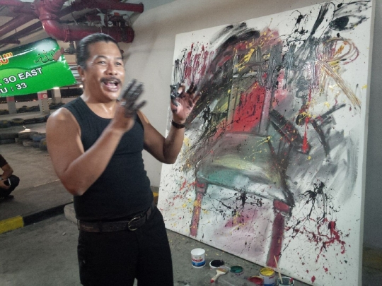 Seniman tercepat di dunia lukis keruwetan Muktamar NU