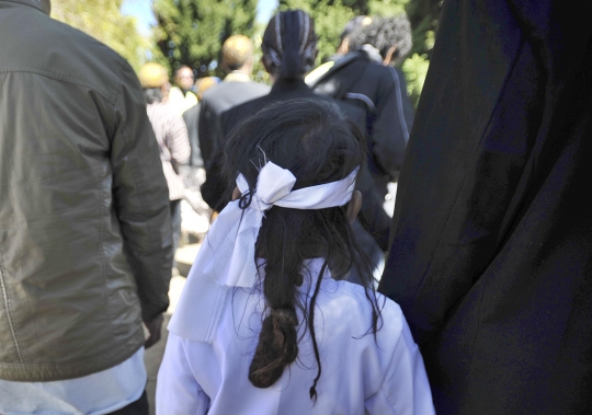 Ritual potong rambut anak gimbal ramaikan Dieng Culture Festival