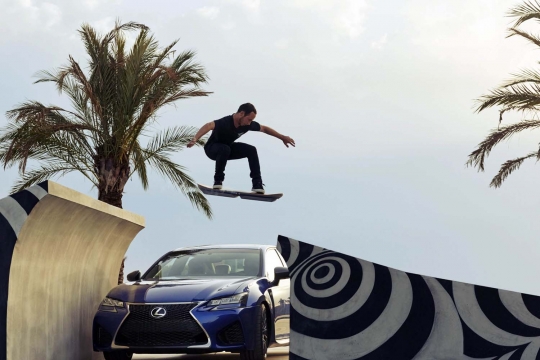 Penampakan canggihnya papan luncur terbang Hoverboard Lexus