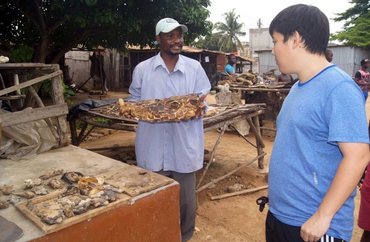 Menengok pasar jimat para dukun di Afrika