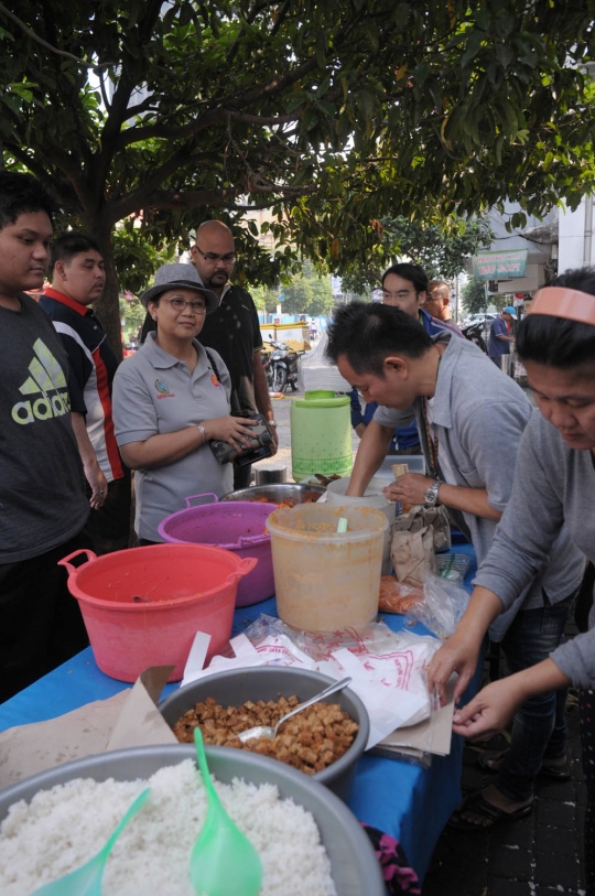 Menlu Retno sarapan nasi uduk di perayaan HUT ke-48 ASEAN