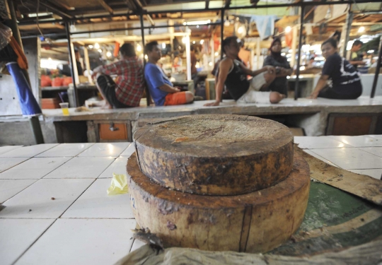 Harga daging melonjak, pedagang di Pasar Senen mogok berjualan