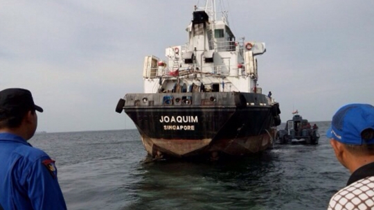 Ini kapal tanker Singapura yang dibajak di perairan Pulau Rupat