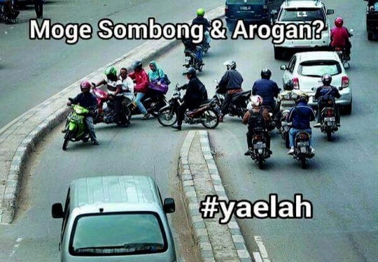 Moge lebih arogan dari motor bebek? Lihat dulu foto-foto ini