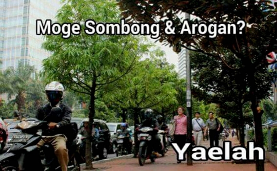 Moge lebih arogan dari motor bebek? Lihat dulu foto-foto ini