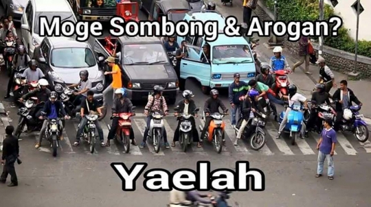 Moge lebih arogan dari motor bebek? Lihat dulu foto-foto ini