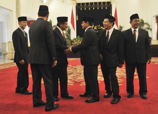 6 Menteri baru hasil reshuffle Kabinet Kerja saat dilantik Jokowi