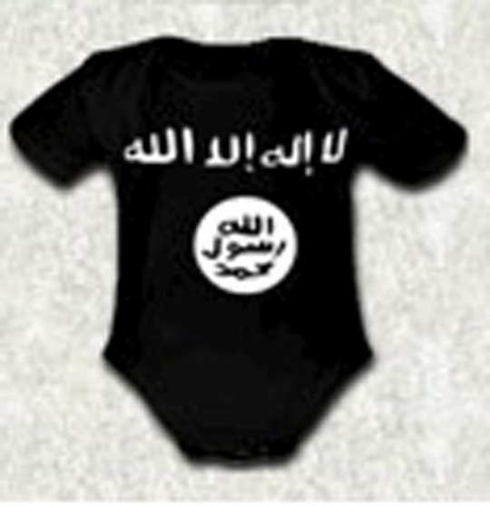 Ini desain baju bayi bergambar ISIS yang bikin heboh Spanyol