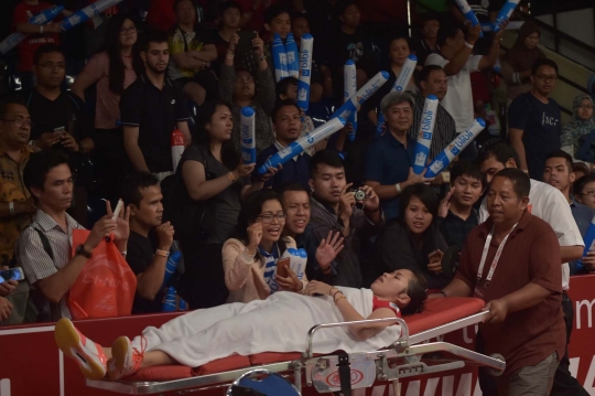 Pebulu tangkis Thailand cedera hadapi Lindaweni Fanetri