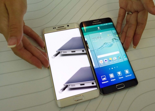 Ini wujud phablet terbaru Samsung, Galaxy S6 Edge Plus dan Note 5