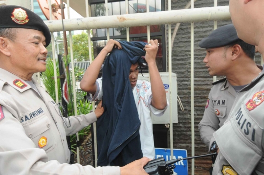 Ini pelajar SMK yang beraksi anarkis palak dan rusak bus Kopaja