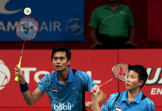 Ganda campuran Indonesia kandas di semifinal BWF 2015