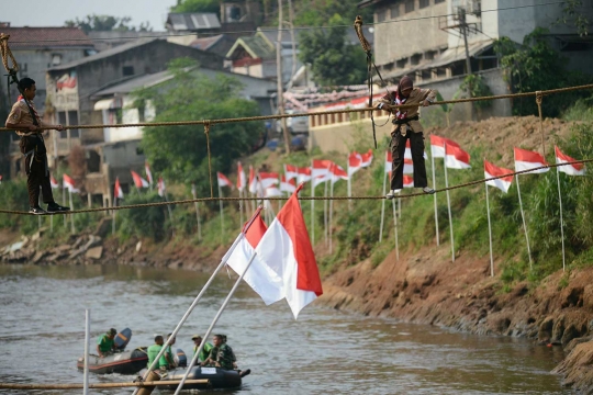 Serunya lomba-lomba yang dimainkan di Pesta Rakyat Ciliwung