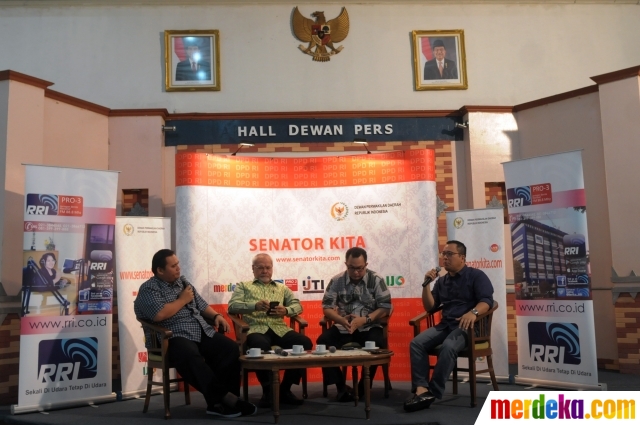 Foto : Diskusi Senator Kita, '70 Tahun Merdeka 
