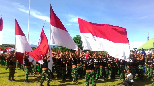 Aksi penari kolosal warnai Hari Kemerdekaan RI di Aceh