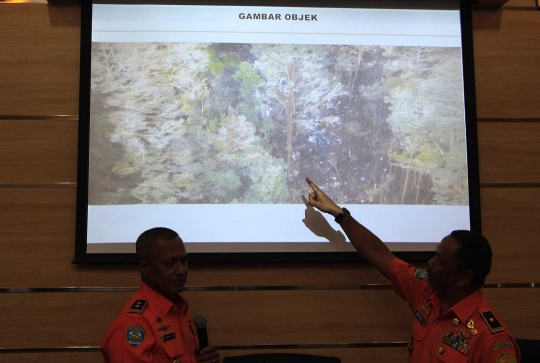 Badan SAR Nasional tunjukkan lokasi jatuhnya Trigana Air