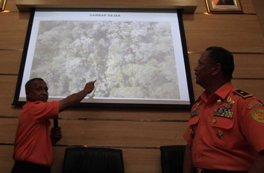 Badan SAR Nasional tunjukkan lokasi jatuhnya Trigana Air