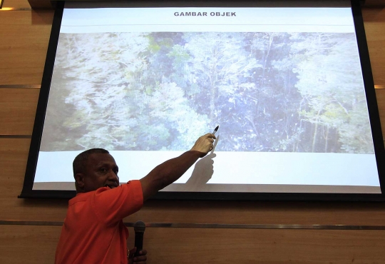 Badan SAR Nasional tunjukkan lokasi jatuhnya Trigana Air