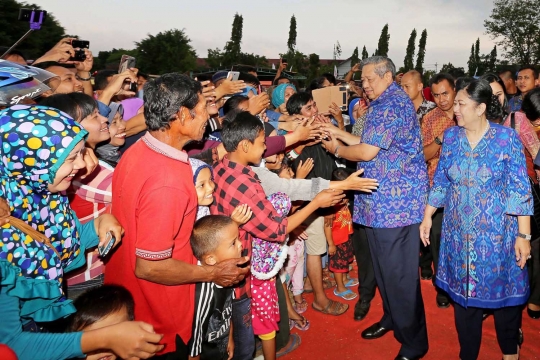 Kemeriahan perayaan 17 agustus SBY dan keluarga di Pacitan