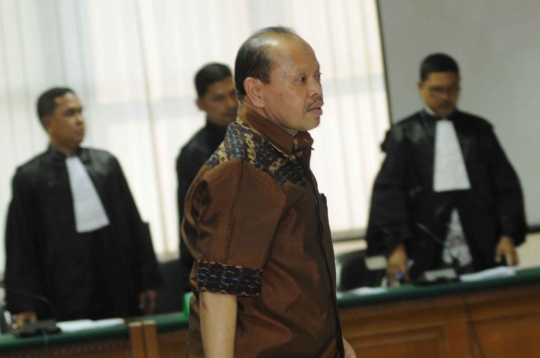 Ini ekspresi Sutan Bhatoegana usai divonis 10 tahun penjara