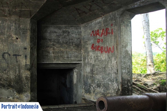 Menapak tilas sejarah benteng peninggalan Jepang di Sabang