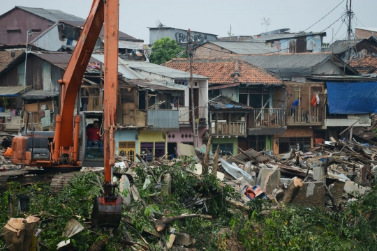 Penggusuran Kampung Pulo tahap dua berlangsung kondusif