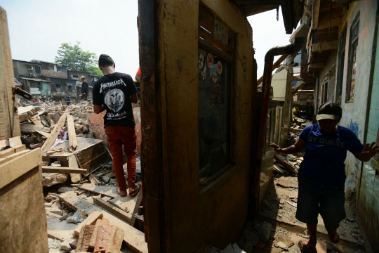 Penggusuran Kampung Pulo tahap dua berlangsung kondusif