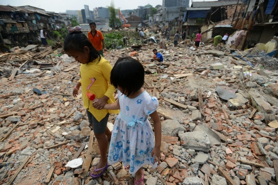 Penggusuran Kampung Pulo tahap dua berlangsung kondusif