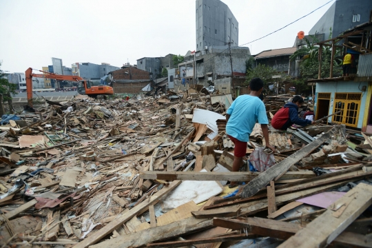 Penggusuran Kampung Pulo tahap dua berlangsung kondusif