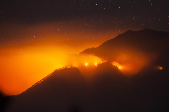 Ini dahsyatnya kebakaran Gunung Merbabu