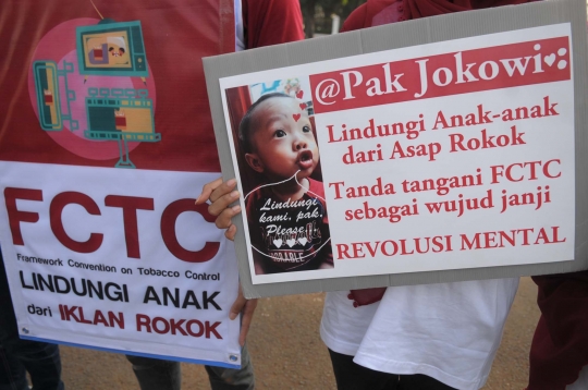 Aktivis FCTC desak Jokowi lindungi anak dari paparan asap rokok