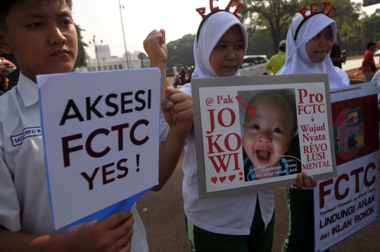 Aktivis FCTC desak Jokowi lindungi anak dari paparan asap rokok