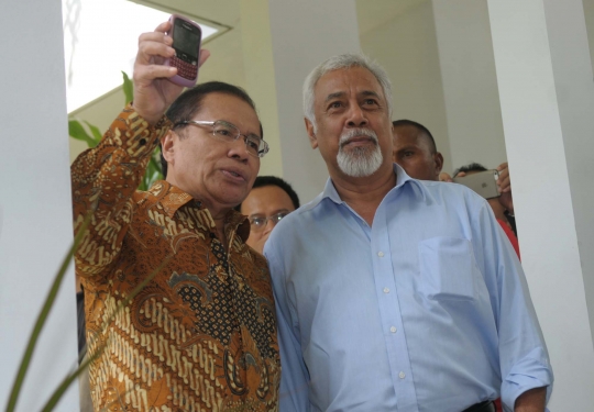 Keakraban Menteri Rizal Ramli sambut kunjungan Xanana Gusmao