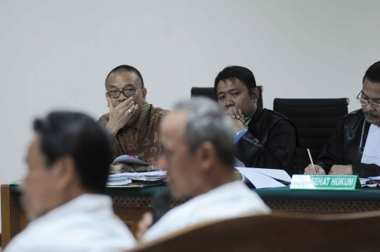 Wafid Muharam dan Dedi Kusdinar bersaksi di sidang Rizal Abdullah