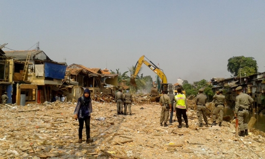 Menengok situasi Kampung Pulo usai penggusuran