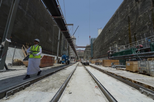 Melihat Arab Saudi bangun jalur bawah tanah Riyadh Metro Rail